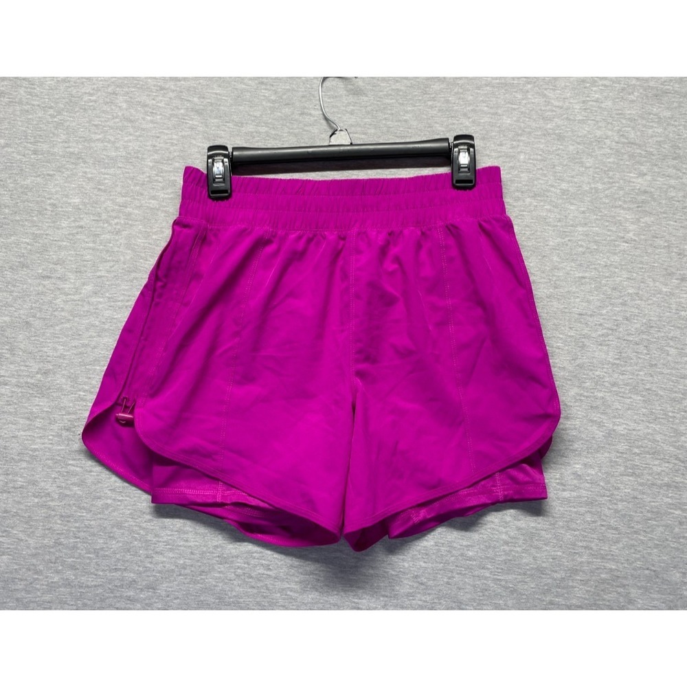 Avia Athletic Shorts Womens Small (4-6) Purple Logo Gym Training & Running